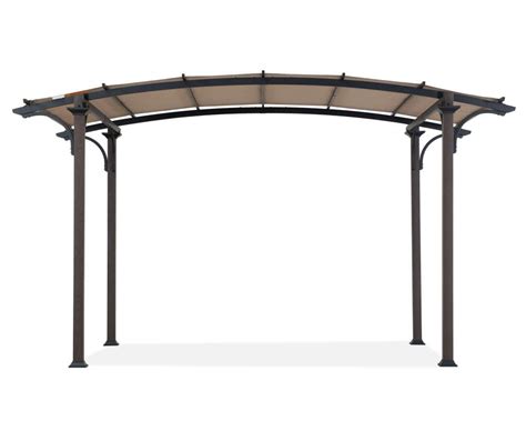 Broyhill pergola - Signature Indicators of Swing. Daybed swing. Garden Winds Replacement Canopy Specifications. Fabric. 350 Denier Polyester Fabric with Riplock Technology. Canopy Color. Slate Gray (different from original) Sun. Treated for protection against UV. 